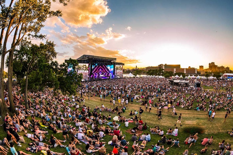 Sports event in a stadium